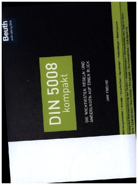 DIN 5008 kompakt (Uwe Freund)