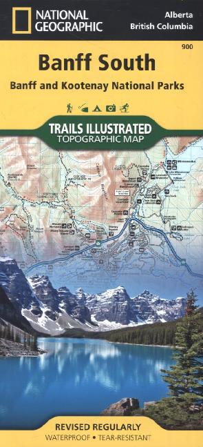 National Geographic Trails Illustrated Topographic Map Banff South