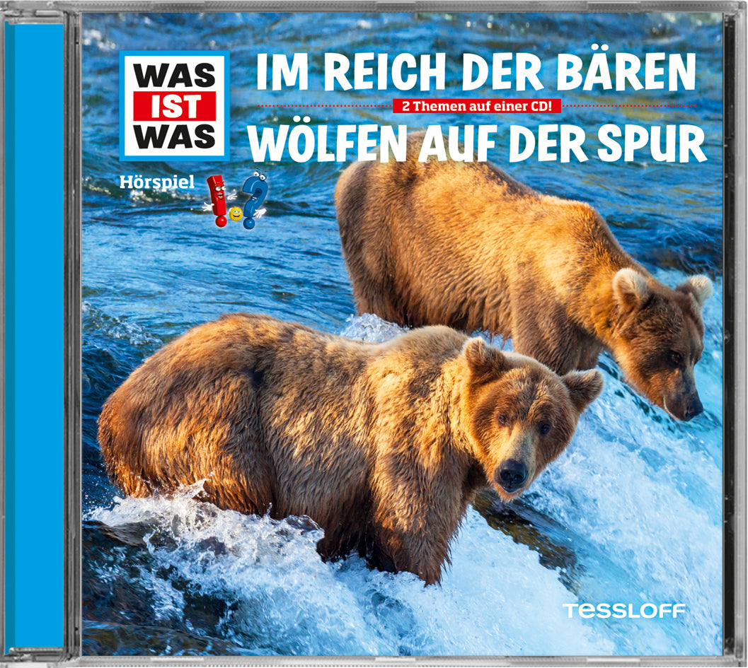 WAS IST WAS Hörspiel: Im Reich der Bären / Wölfen auf der Spur, Audio-CD (Matthias Falk)