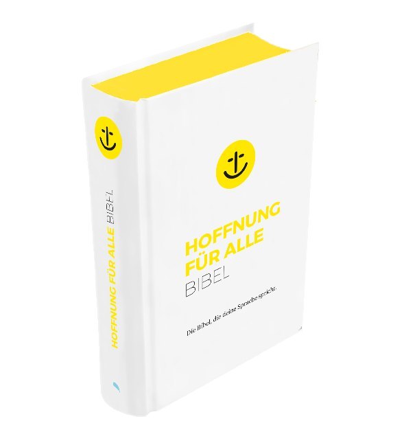 Hoffnung für alle. Die Bibel - "White Hope Edition" - Kleinformat mit Banderole (Fontis - Brunnen Basel)