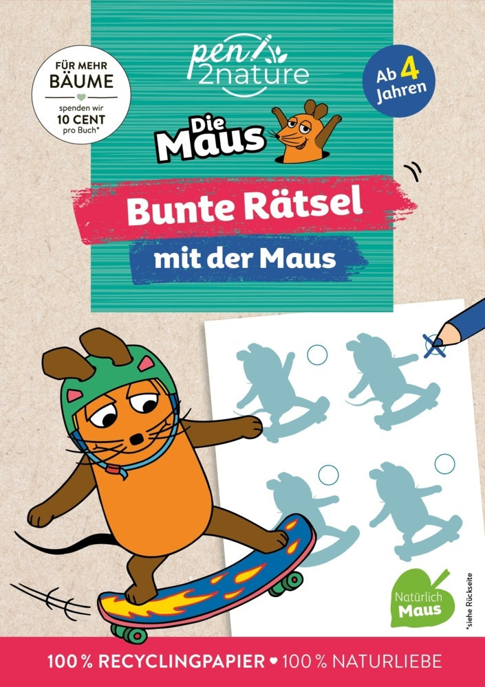 Bunte Rätsel mit der Maus (Pen2Nature)