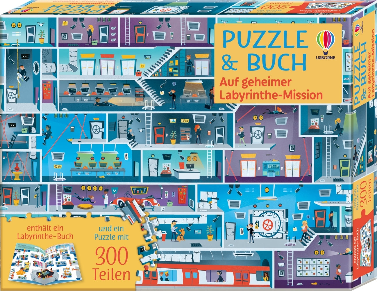Puzzle & Buch: Auf geheimer Labyrinthe-Mission (Kate Nolan)