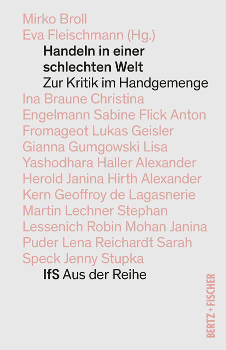 Handeln in einer schlechten Welt (Mirko Broll)