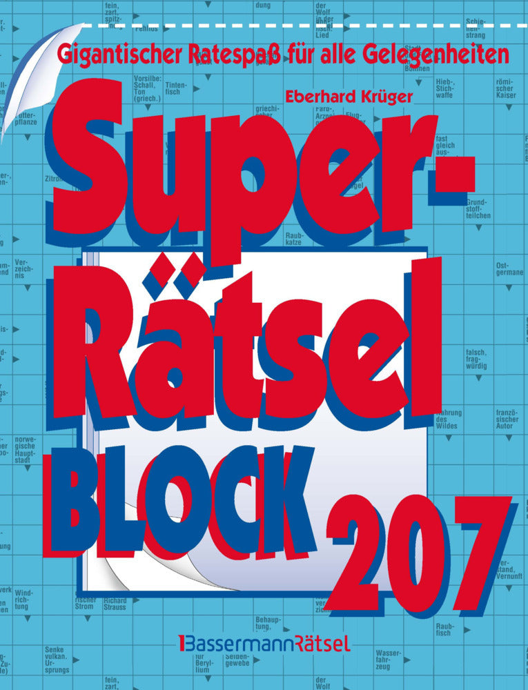 Superrätselblock 207 (Eberhard Krüger)