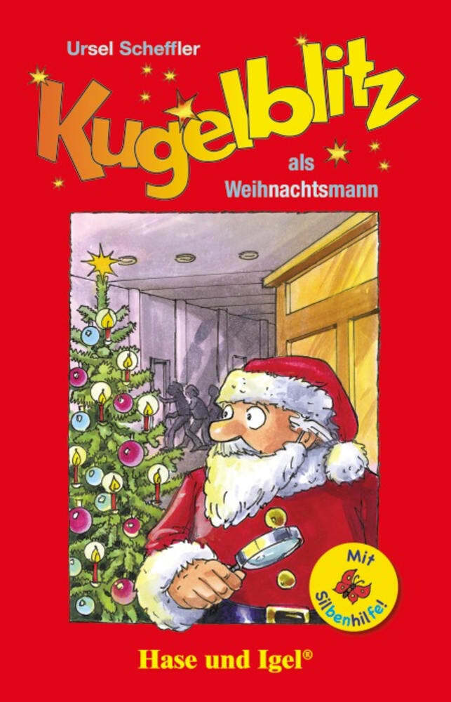 Kugelblitz als Weihnachtsmann / Silbenhilfe (Ursel Scheffler)