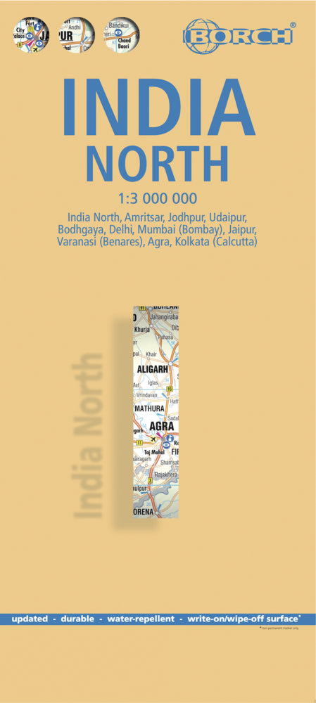 Borch Map India North / Nordindien