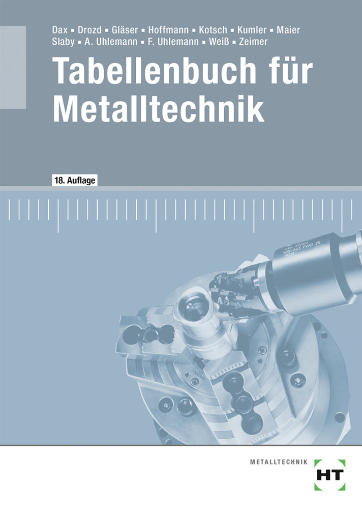 Tabellenbuch für Metalltechnik (Wilhelm Dax)