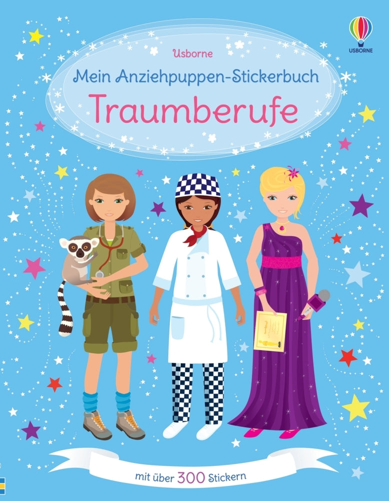 Mein Anziehpuppen-Stickerbuch: Traumberufe (Emily Bone)