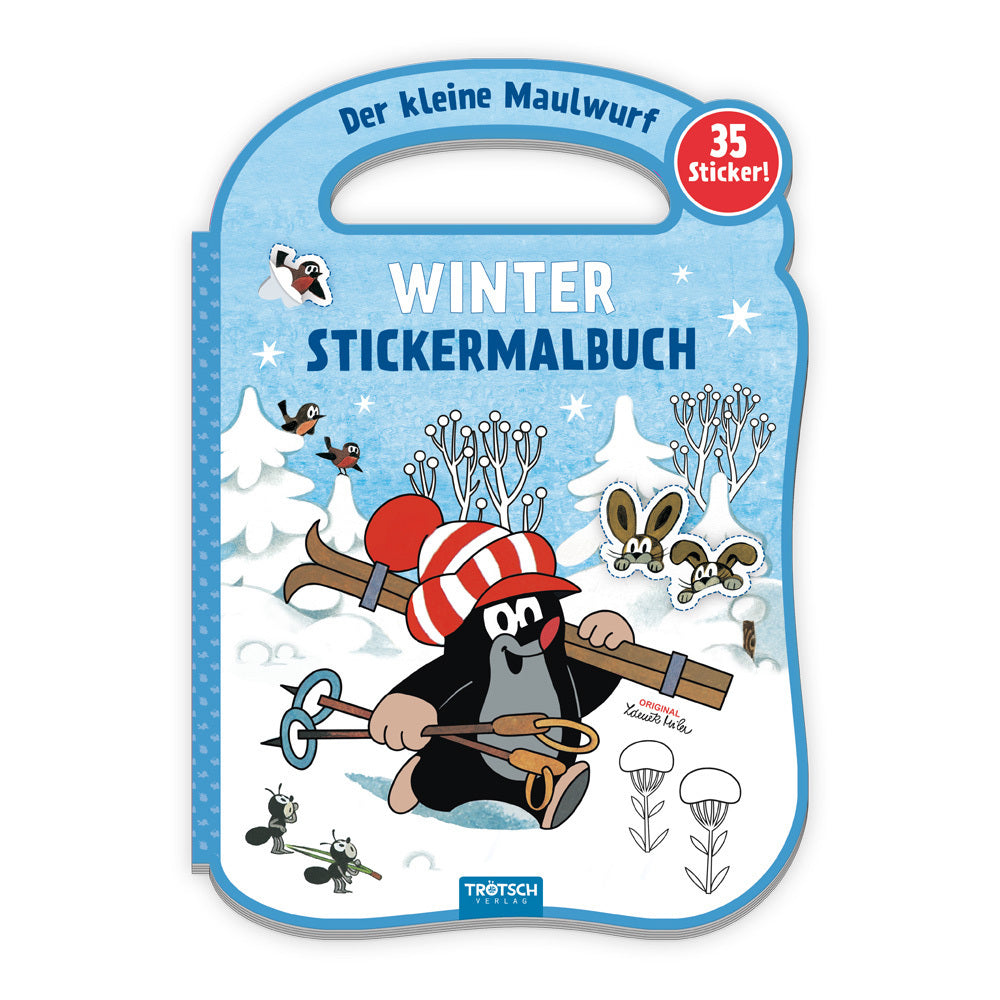 Trötsch Der kleine Maulwurf Winter-Stickermalbuch (Trötsch Verlag Gmbh & Co.Kg)