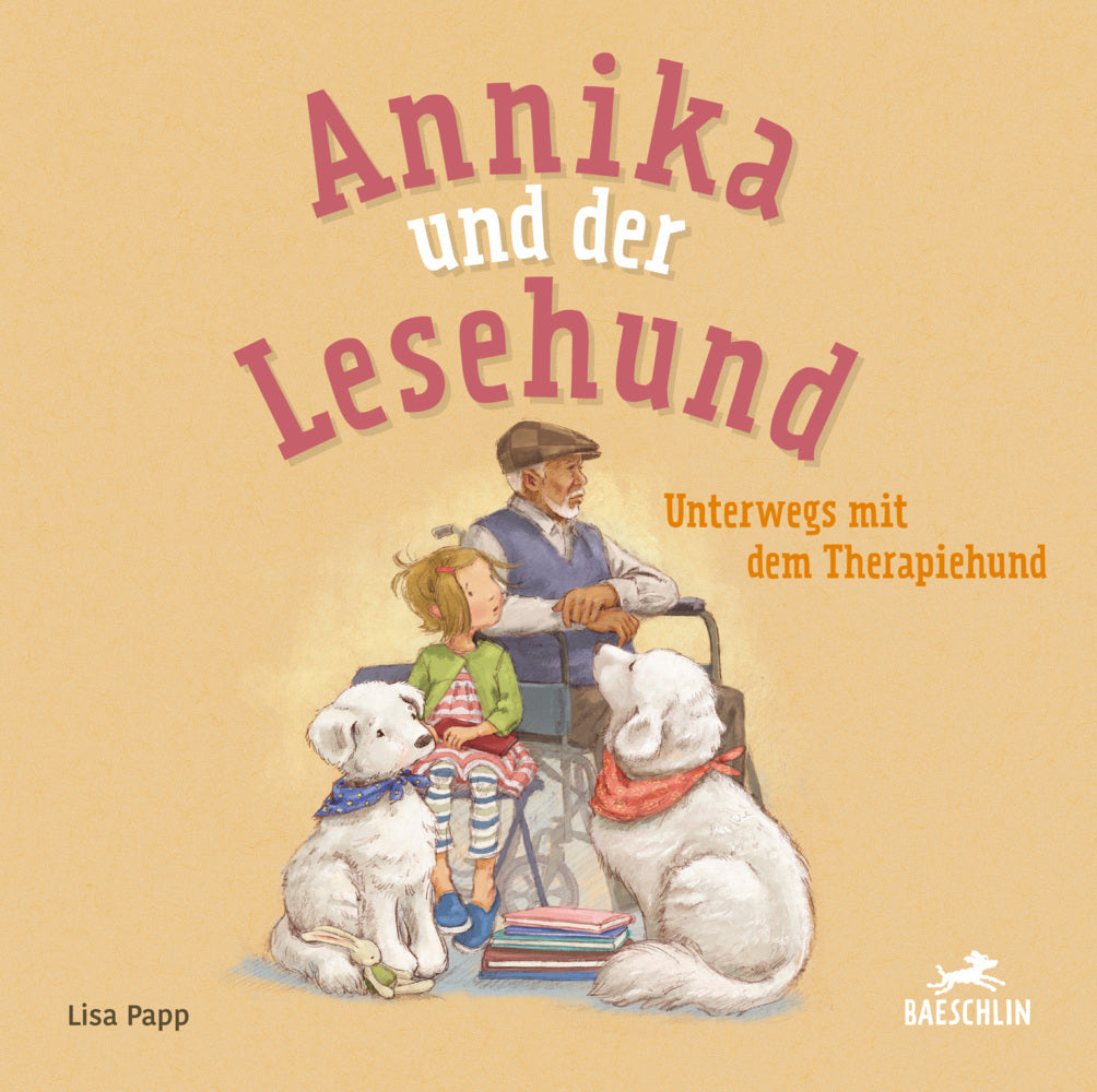 Annika und der Lesehund unterwegs mit dem Therapiehund (Lisa Papp)
