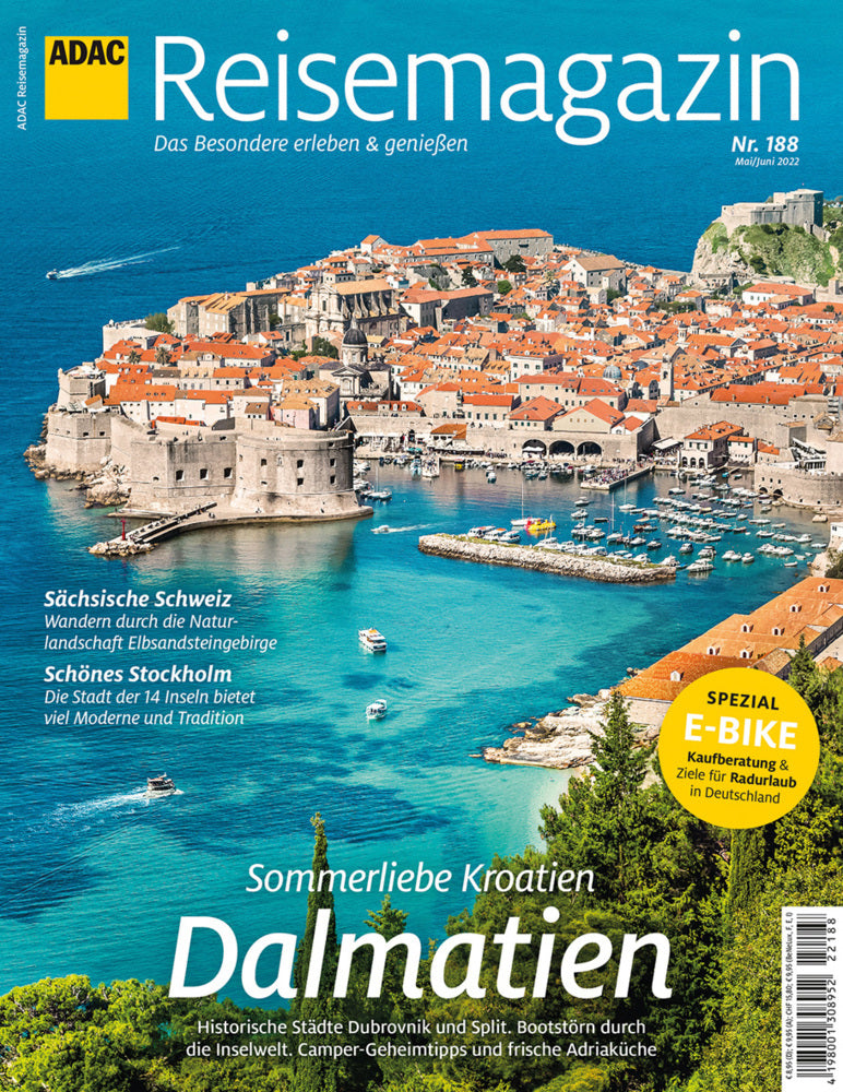 ADAC Reisemagazin mit Titelthema Dalmatien (Motor Presse Stuttgart)