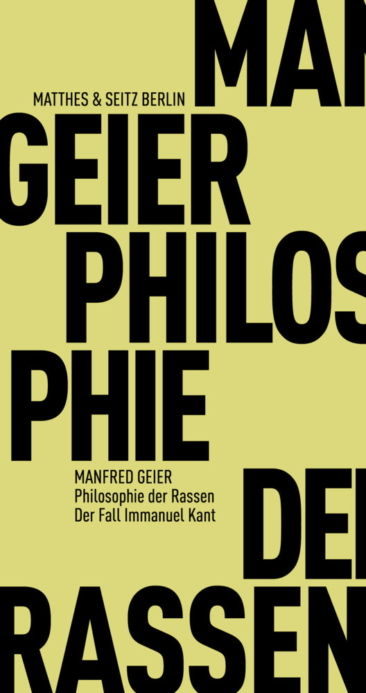 Philosophie der Rassen (Manfred Geier)