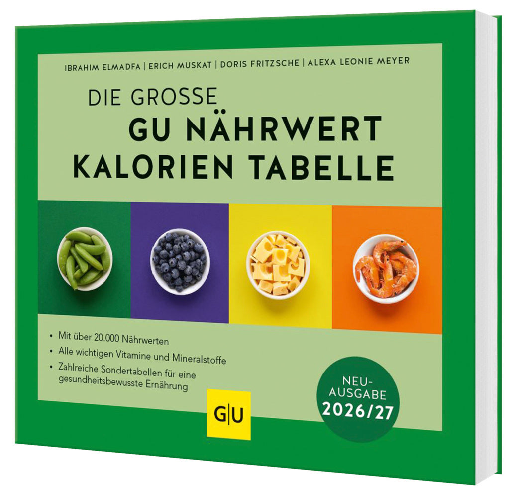 Die große GU Nährwert-Kalorien-Tabelle 2026/27 (Ibrahim Elmadfa)