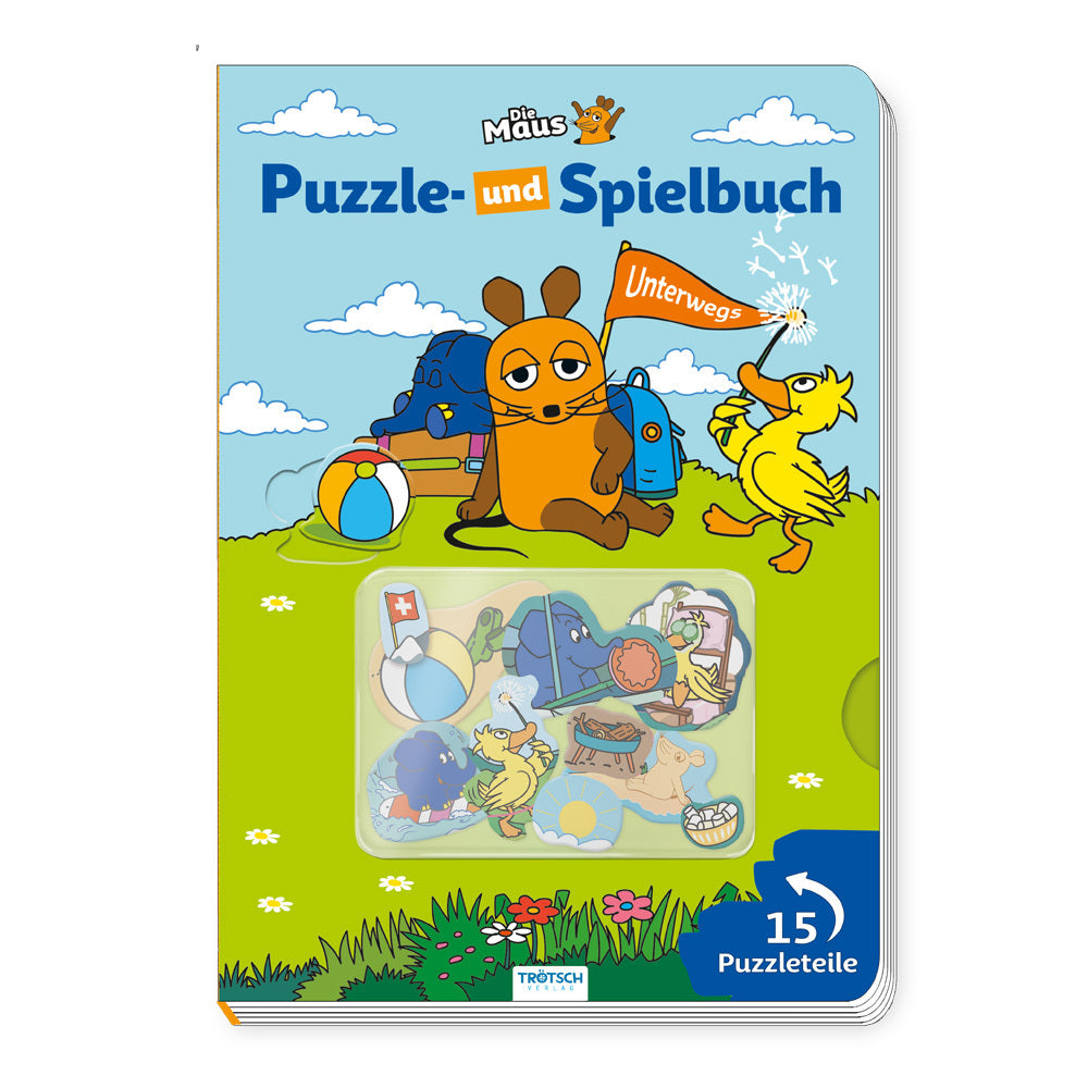 Trötsch Die Maus Puzzle- und Spielbuch (Trötsch Verlag)