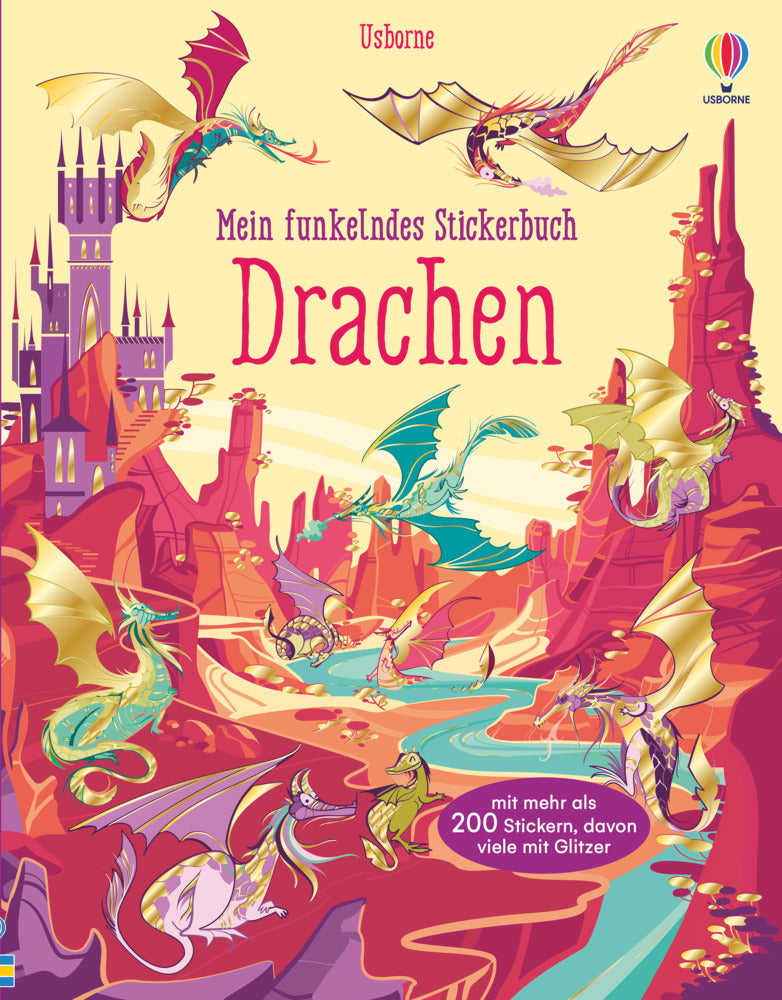 Mein funkelndes Stickerbuch: Drachen (Fiona Watt)