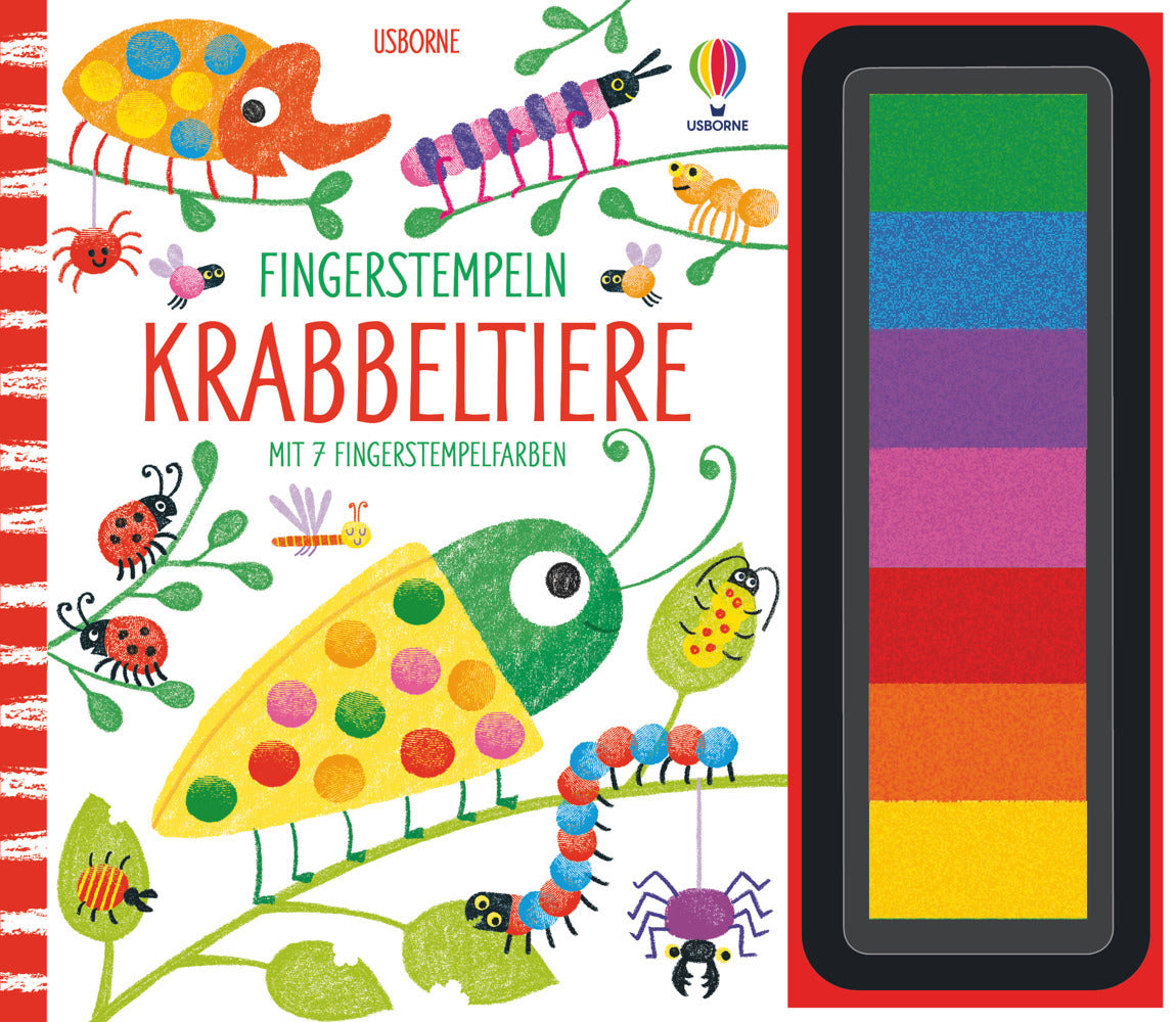 Fingerstempeln: Krabbeltiere (Fiona Watt)