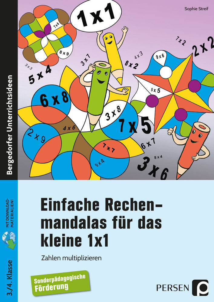 Einfache Rechenmandalas für das kleine 1x1 (Sophie Streif)