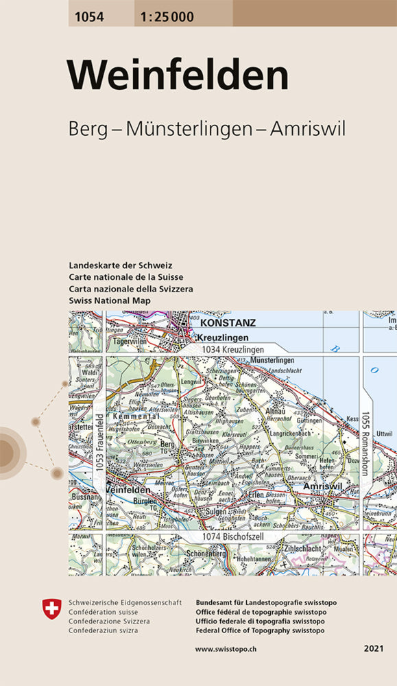 1054 Weinfelden (Bundesamt Für Landestopografie Swisstopo)