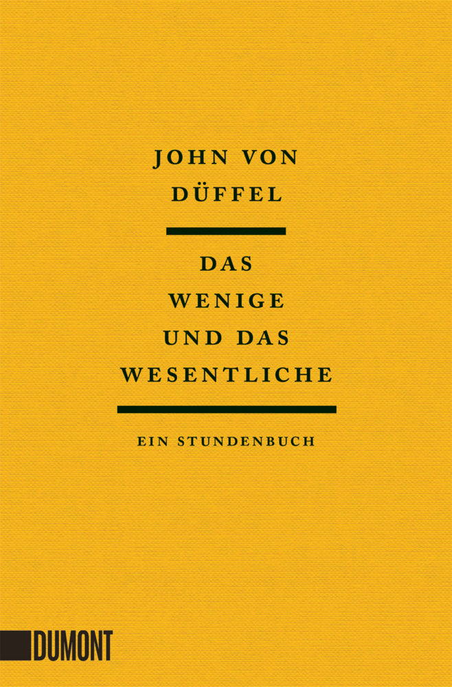 Das Wenige und das Wesentliche (John Düffel)