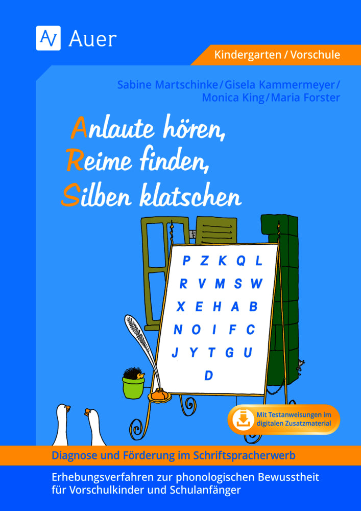 Diagnose und Förderung im Schriftspracherwerb, Anlaute hören, Reime finden, Silben klatschen, m. 1 CD-ROM (Forster)