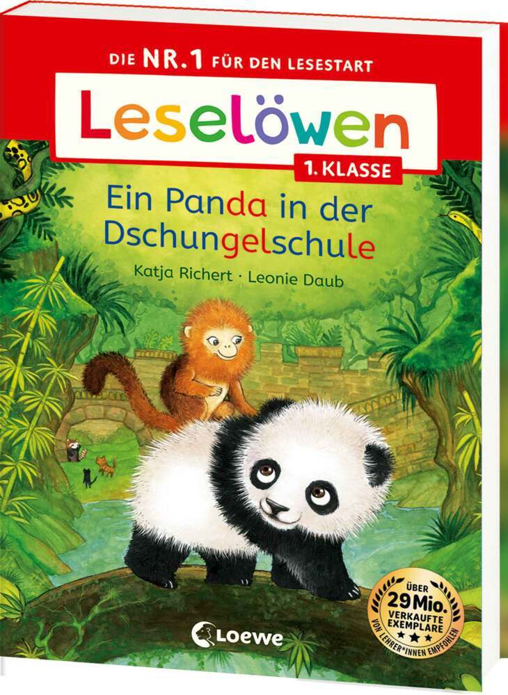 Leselöwen 1. Klasse - Ein Panda in der Dschungelschule (Katja Richert)