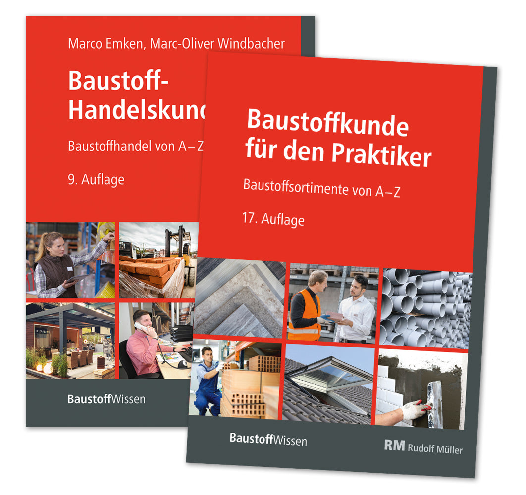 Buchpaket: Baustoffkunde für den Praktiker und Baustoff-Handelskunde (Marc-Oliver Windbacher)