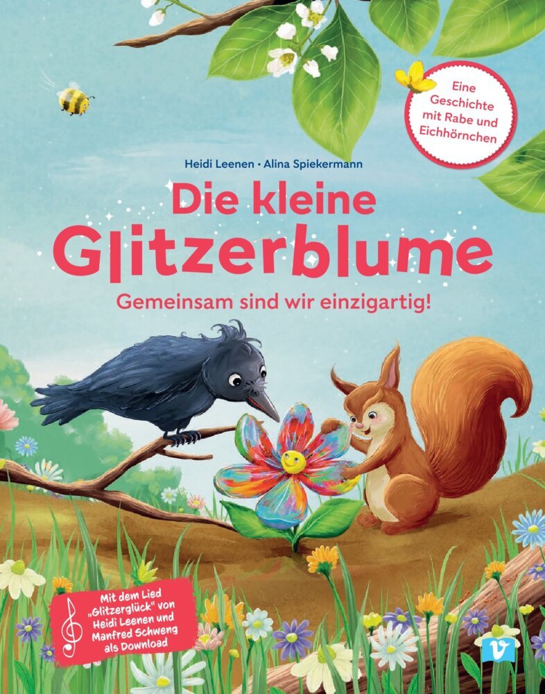 Die kleine Glitzerblume (Heidi Leenen)