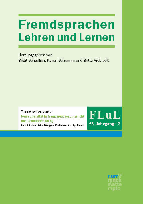 FLuL - Fremdsprachen Lehren und Lernen 53, 2 (Birgit Schädlich)