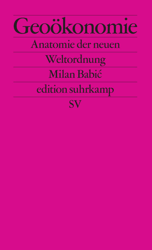 Geoökonomie (Milan Babic)