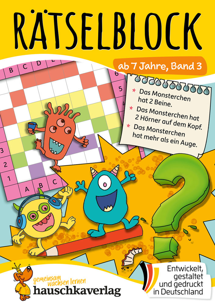 Rätselblock ab 7 Jahre, Band 3 (Agnes Spiecker)