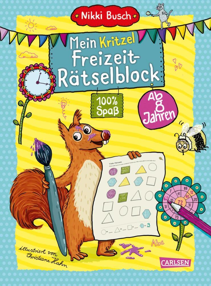 Mein großer Freizeit Kritzel- und Rätselblock (Nikki Busch)