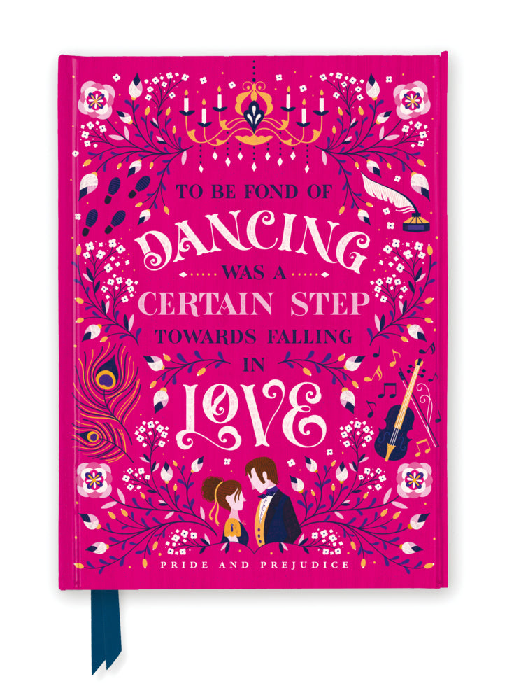Premium Notizbuch DIN A5: Jenny Zemanek, Stolz und Vorurteil (Flame Tree Publishing)