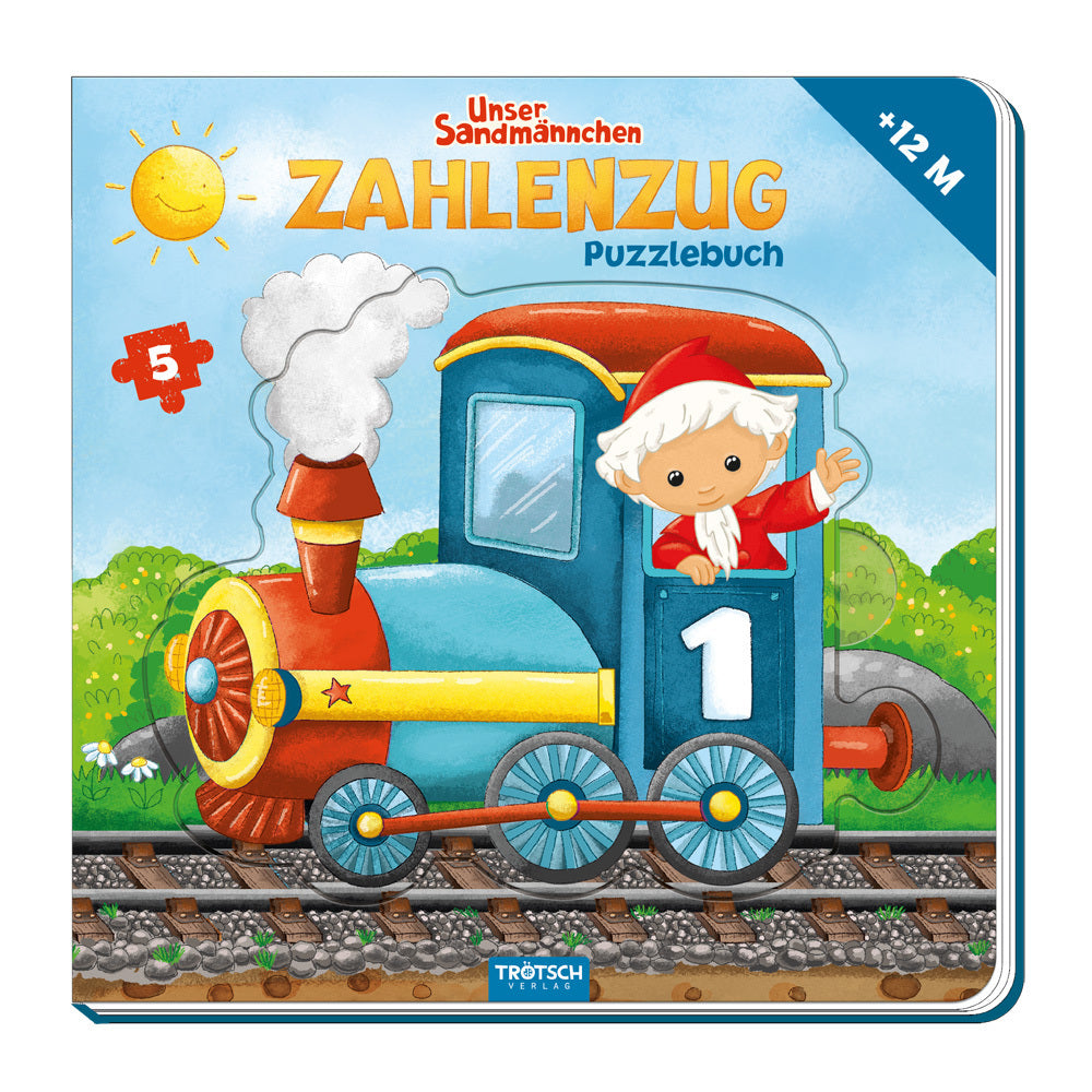 Trötsch Unser Sandmännchen Puzzlebuch Zahlenzug Puzzlebuch (Trötsch Verlag)