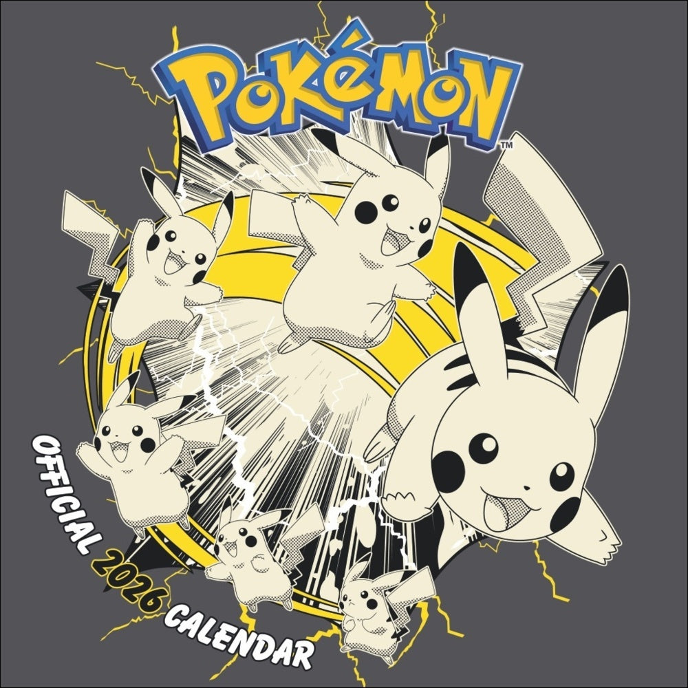Pokémon Broschurkalender 2026