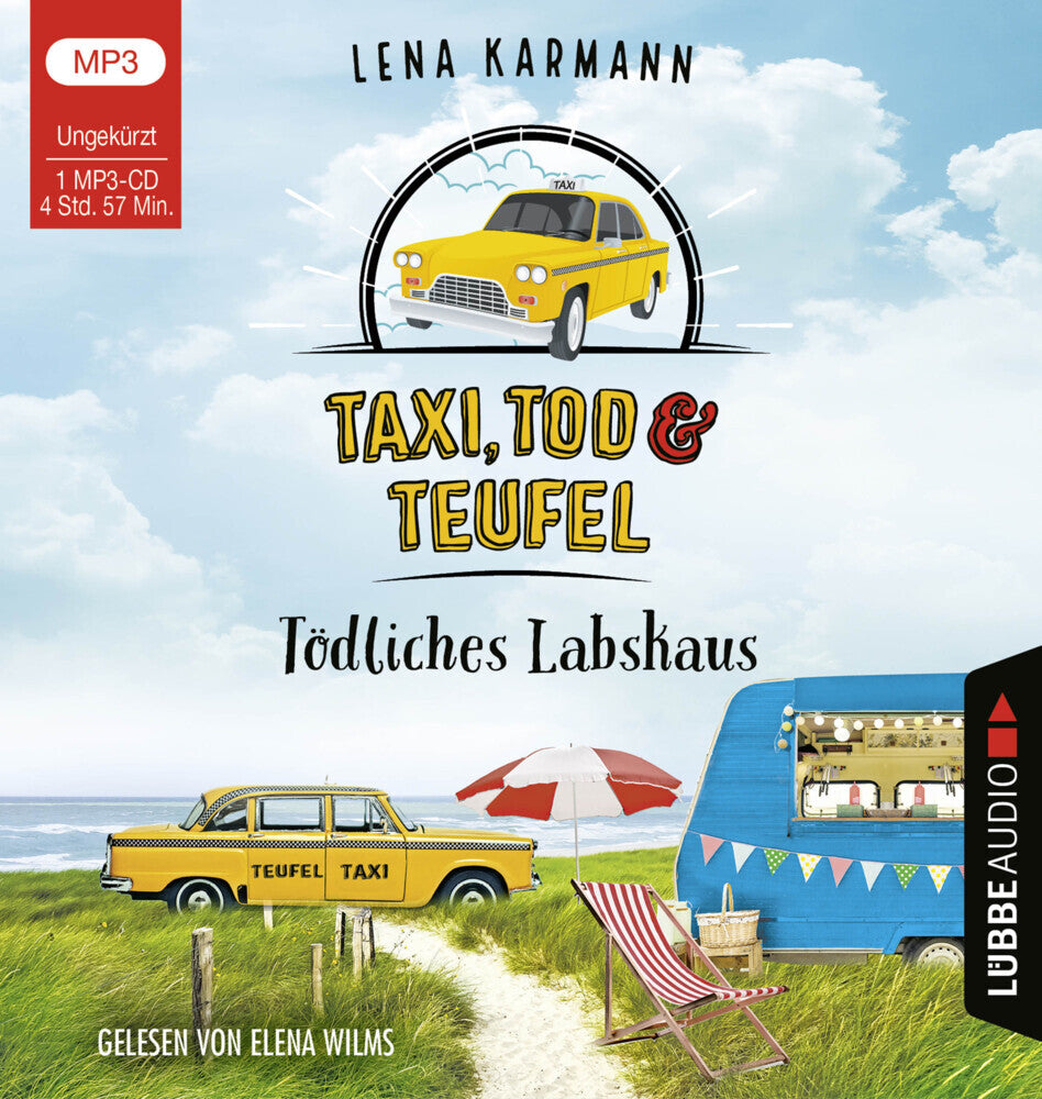 Taxi, Tod und Teufel - Tödliches Labskaus, 1 Audio-CD, 1 MP3 (Lena Karmann)