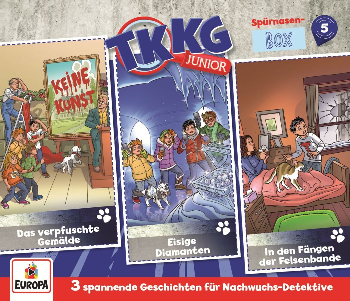 TKKG Junior SpürnasenBox.Box.5, 3 Audio-CD