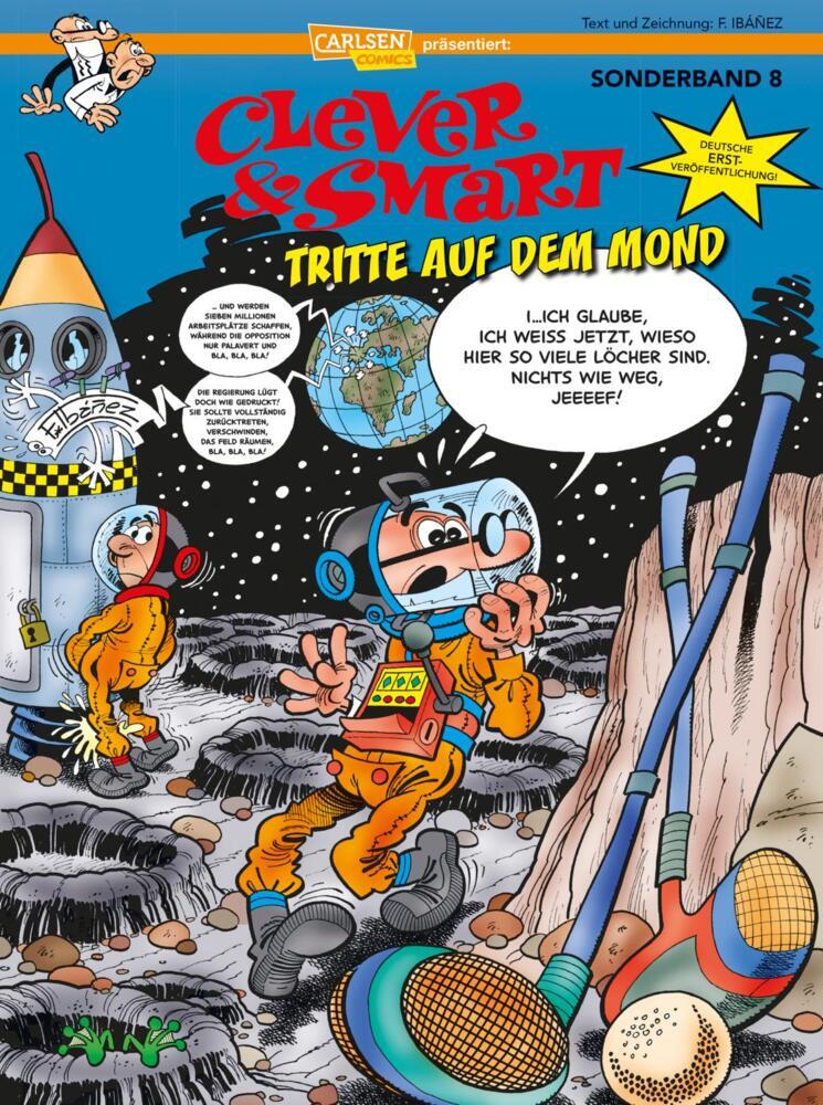 Clever und Smart Sonderband 8: Tritte auf dem Mond (Francisco Ibáñez)