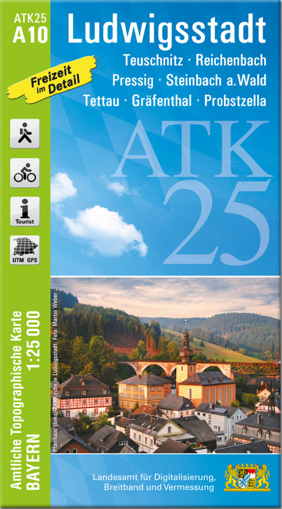 ATK25-A10 Ludwigstadt (Amtliche Topographische Karte 1:25000) (Breitband Und Vermessung, Bayern Landesamt Für Digitalisierung)