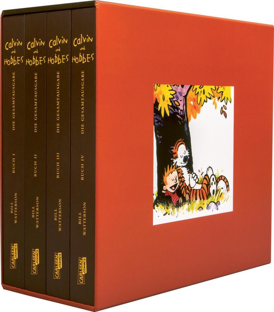 Calvin und Hobbes: Gesamtausgabe - Paperback, 4 Teile (Bill Watterson)