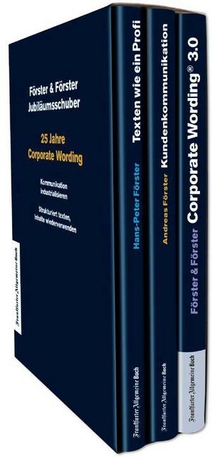 25 Jahre Corporate Wording®: Der Jubiläumsschuber (Hans-Peter Förster)