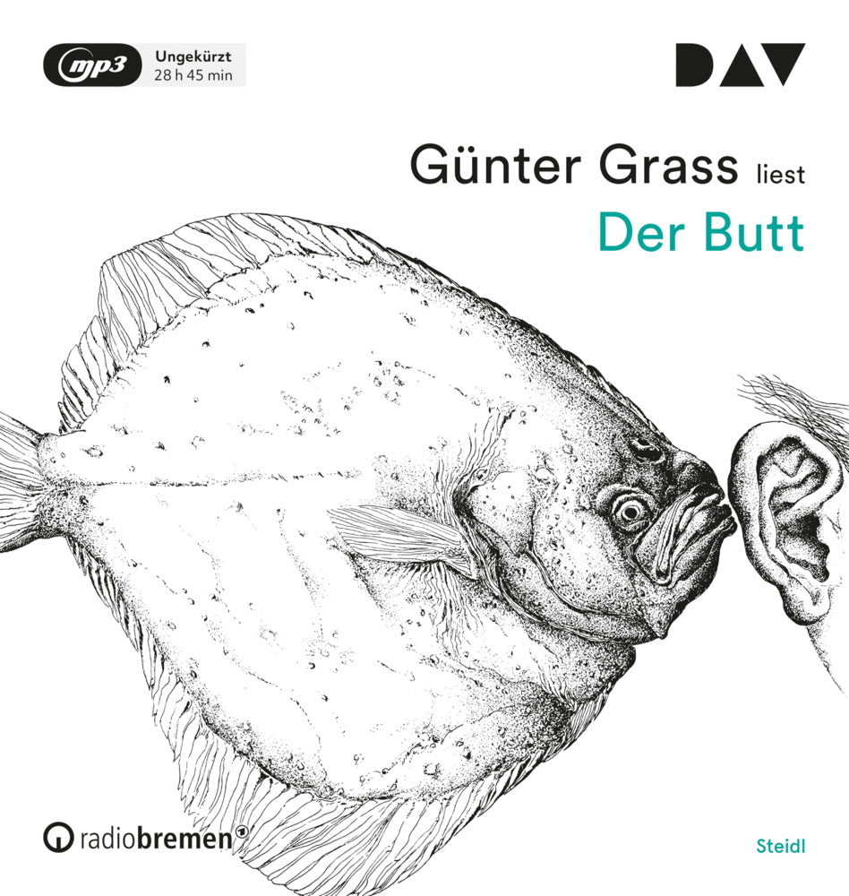 Der Butt, 3 Audio-CD, 3 MP3 (Günter Grass)