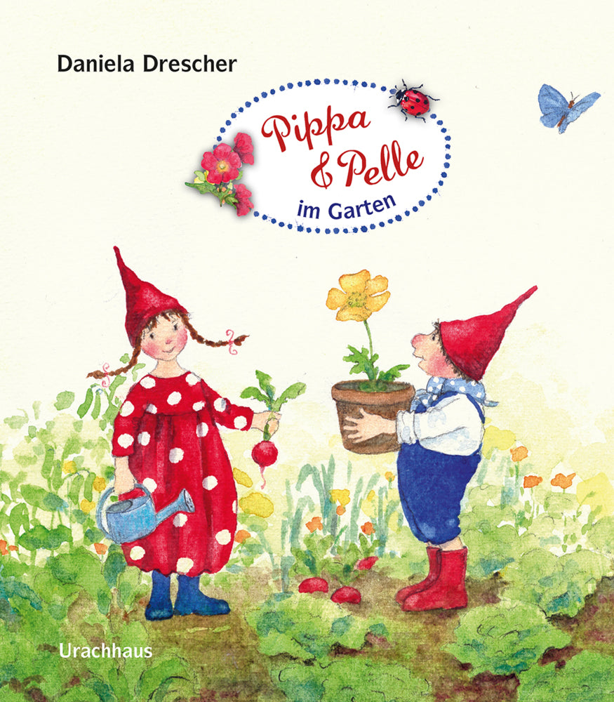 Pippa und Pelle im Garten (Daniela Drescher)