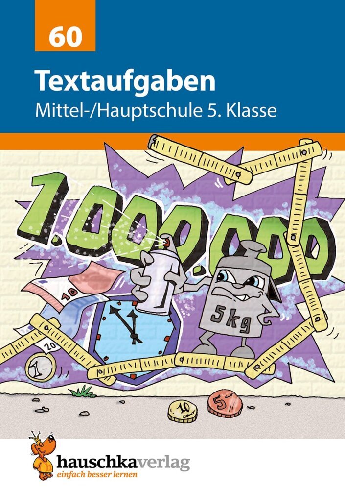 Textaufgaben Mittel-/Hauptschule 5. Klasse, A5-Heft (Susanne Kopetz)