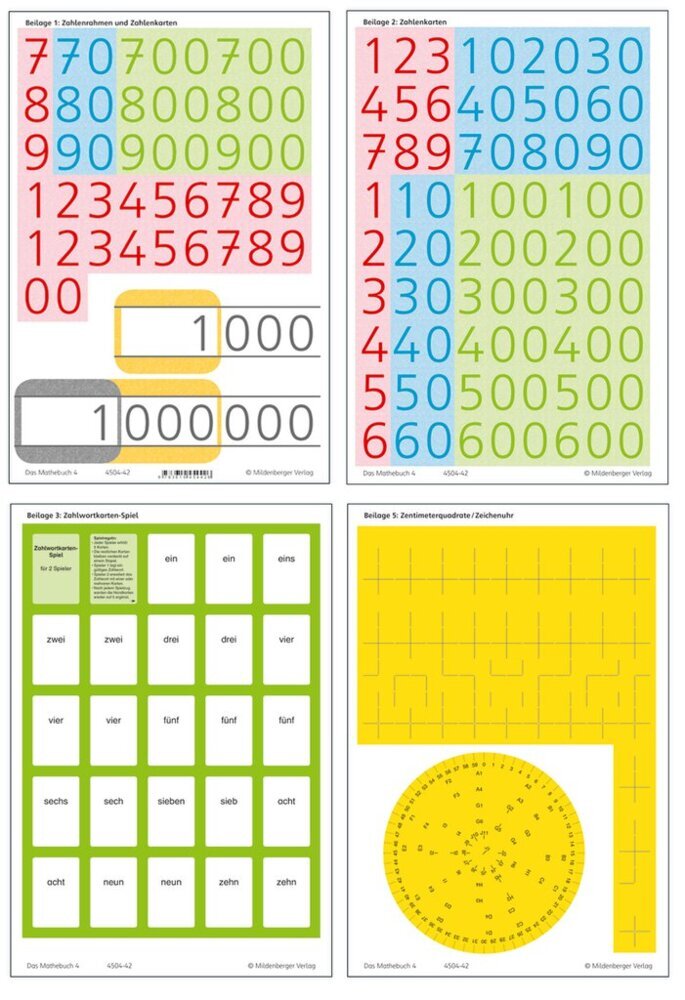 Das Mathebuch 4 - Arbeitsbeilagen (identisch mit 978-3-619-45472-3)