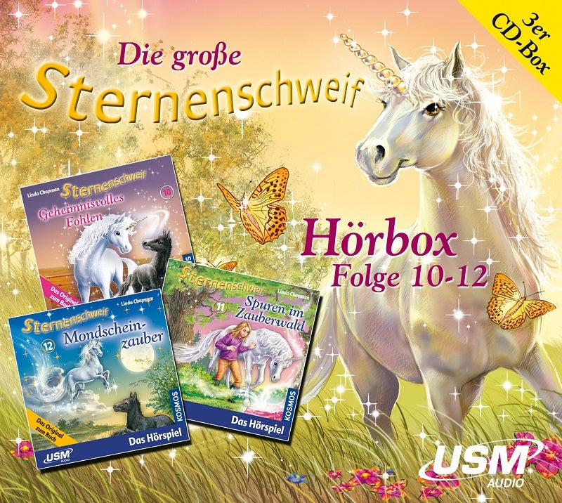 Die große Sternenschweif Hörbox Folgen 10-12 (3 Audio CDs). Folge.10-12, 3 Audio-CD.Folge.10-12, 3 Audio-CD (Linda Chapman)