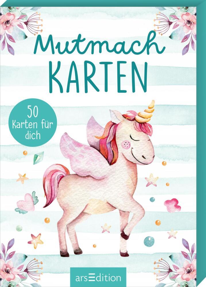 Mutmachkarten - Einhorn (Aquarelloptik)