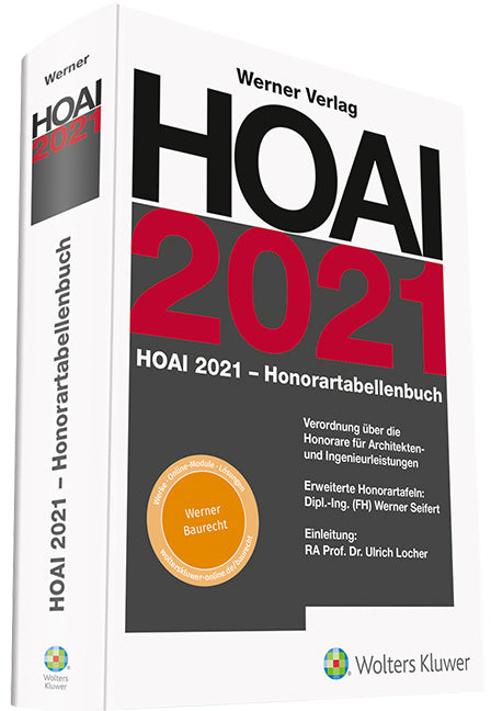 HOAI 2021 - Honorartabellenbuch (Ulrich Locher)