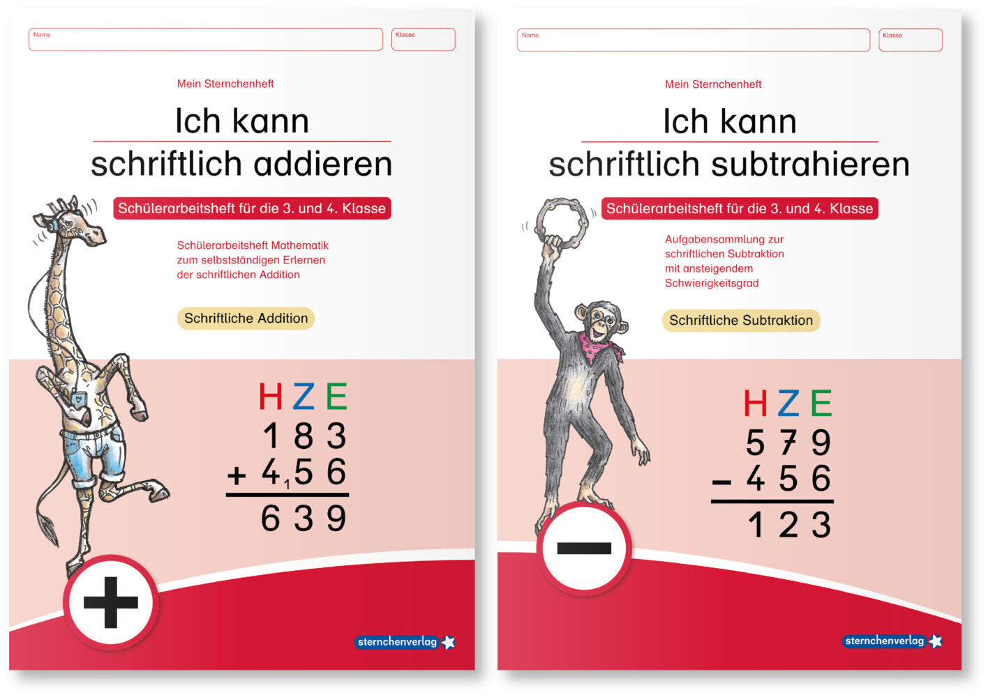 Ich kann schriftlich addieren und subtrahieren, 2 Bde. (Sternchenverlag Gmbh)