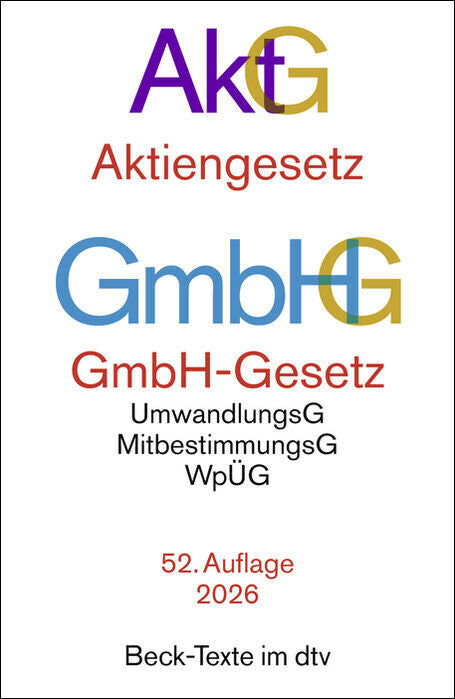 Aktiengesetz, GmbH-Gesetz