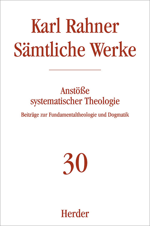 Karl Rahner Sämtliche Werke (Karl Sj Rahner)